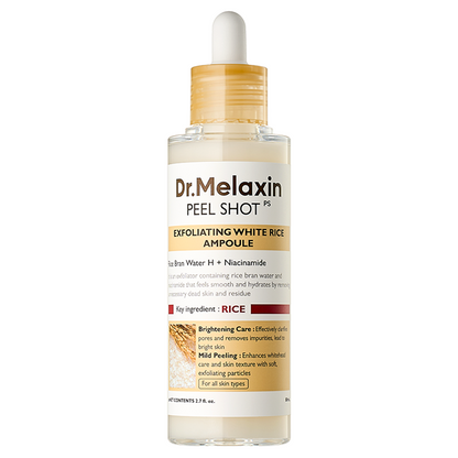 Peel Shot Exfoliating White Rice Ampoule 80ml Dr.Melaxin